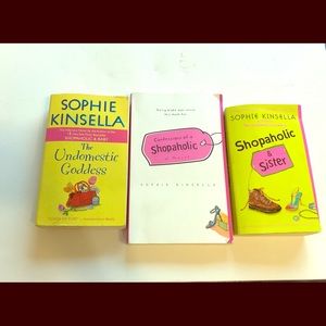 Lot of 3 Sophie Kinsella Shopaholic Books